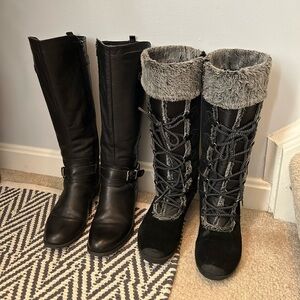 2 Pairs for one price, Tall Stylish Boots, Leather Upper | Naturalizer, Khombu